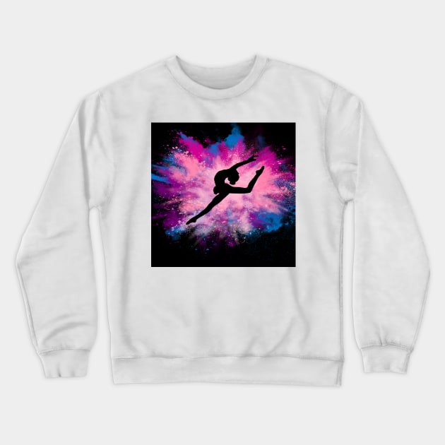 Colour splash dancer Crewneck Sweatshirt by laurie3